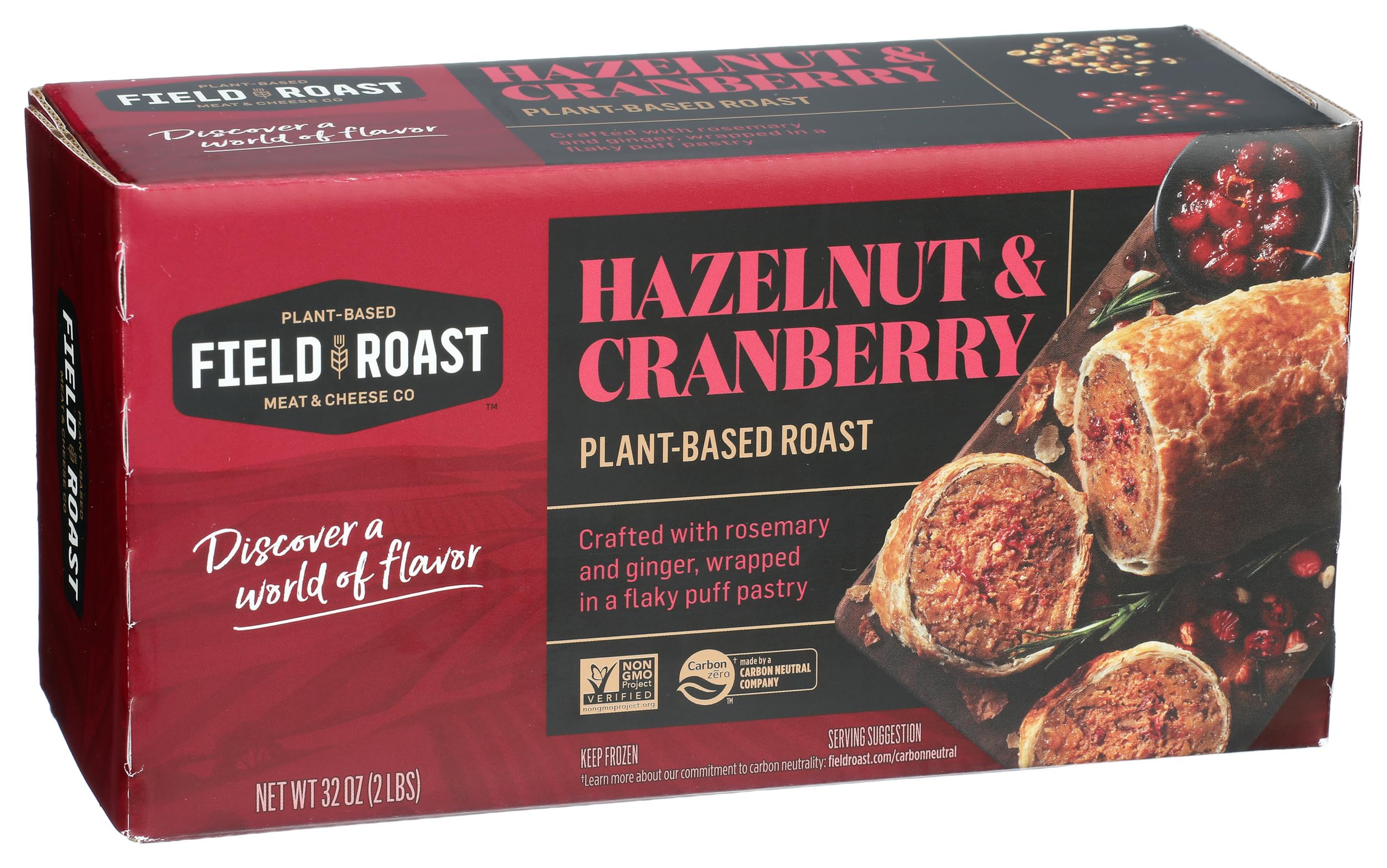 Field Roast Hazelnut Cranberry Plant Based Roast, 32 OZ | Grocery